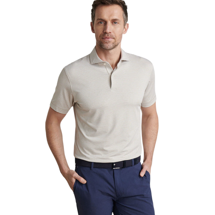 Ballad Performance Jersey Polo in Barley