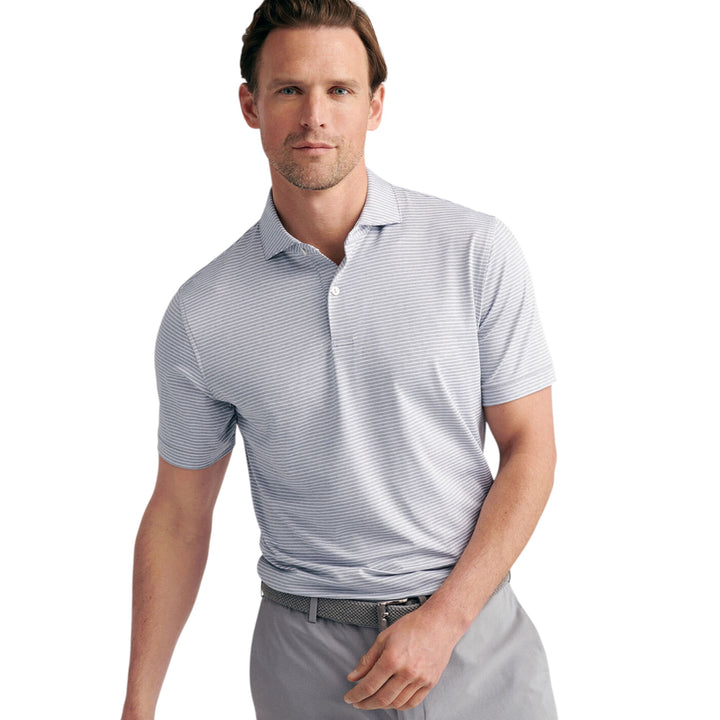 Ballad Performance Jersey Polo in Gale Grey