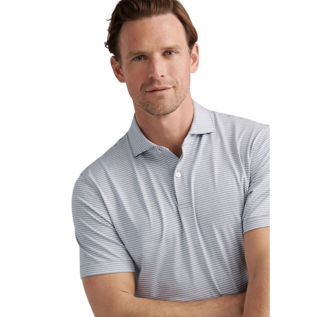 Ballad Performance Jersey Polo in Gale Grey