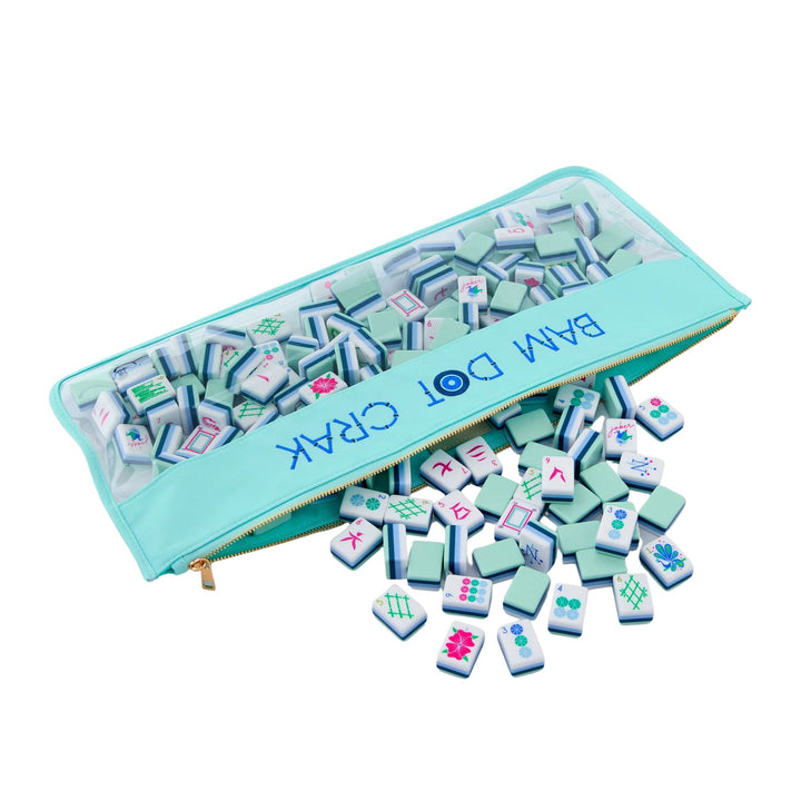Mint Bam Dot Crak Mahjong Bag