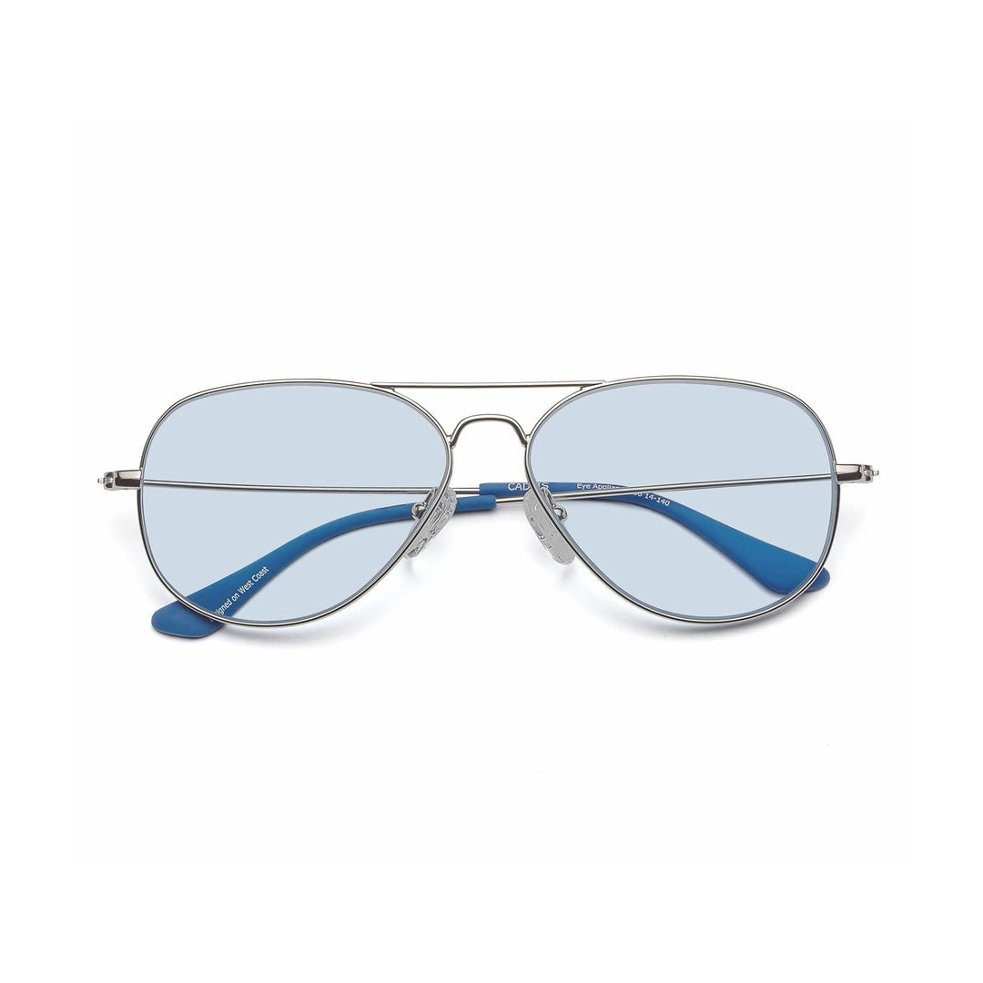 Mabuhay Reading Glasses in Chrome Light Blue
