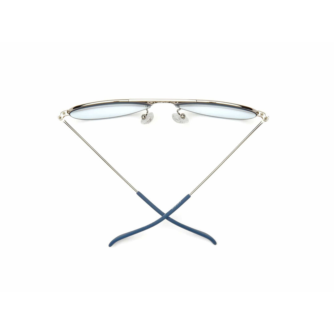 Mabuhay Reading Glasses in Chrome Light Blue
