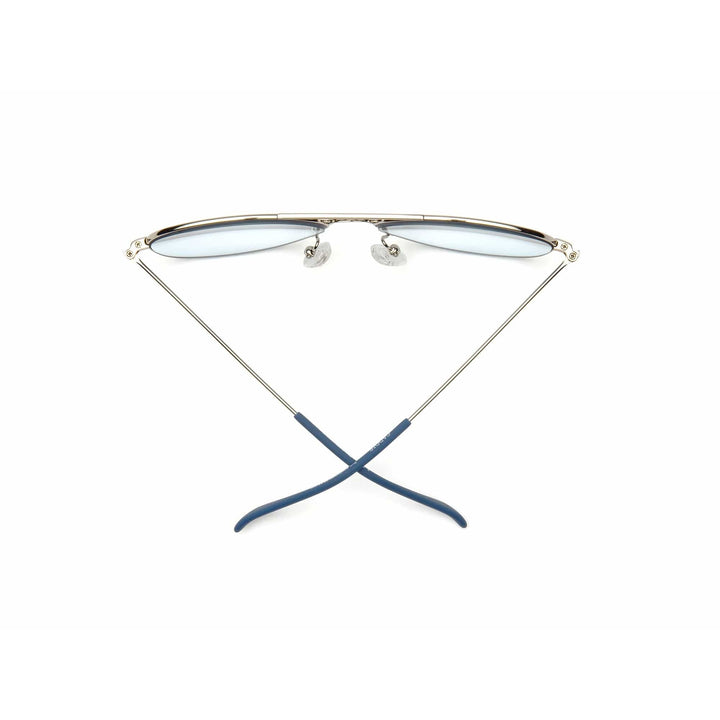 Mabuhay Reading Glasses in Chrome Light Blue
