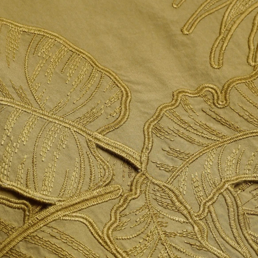 Mahon Embroidered Pant in Moss