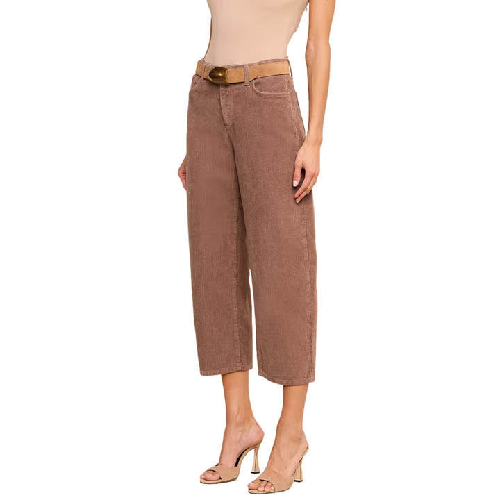 Mallis High Rise Bow Leg Jean in Cardamom