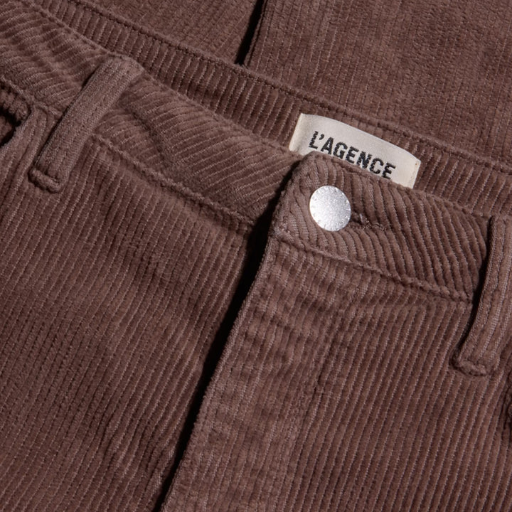 Mallis High Rise Bow Leg Jean in Cardamom