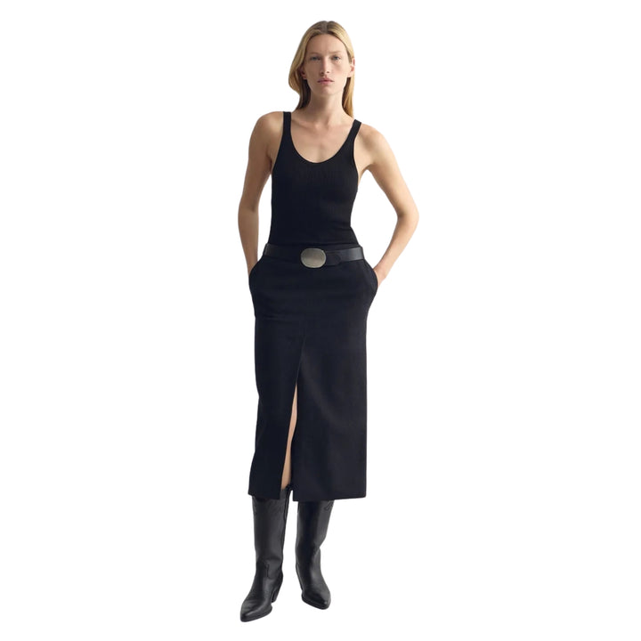 Mariha Skirt in Dark Charcoal