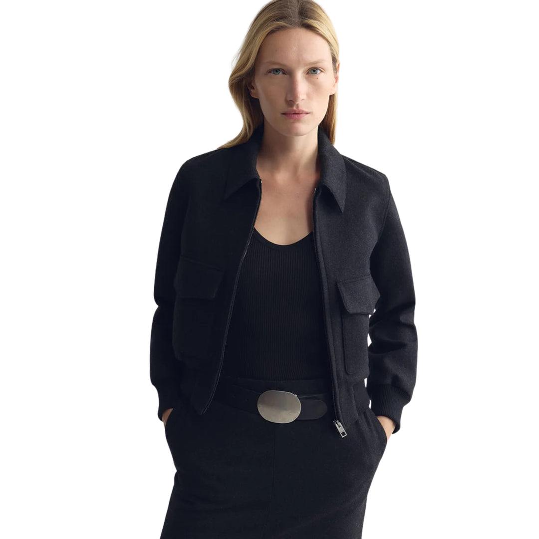Mariha Skirt in Dark Charcoal