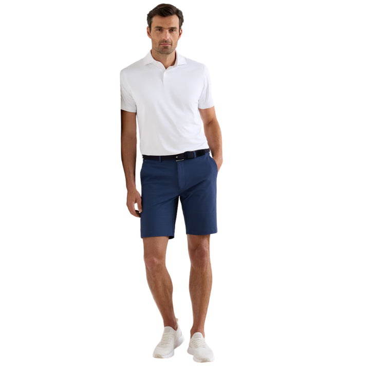 Matlock Seersucker Performance Short in Navy