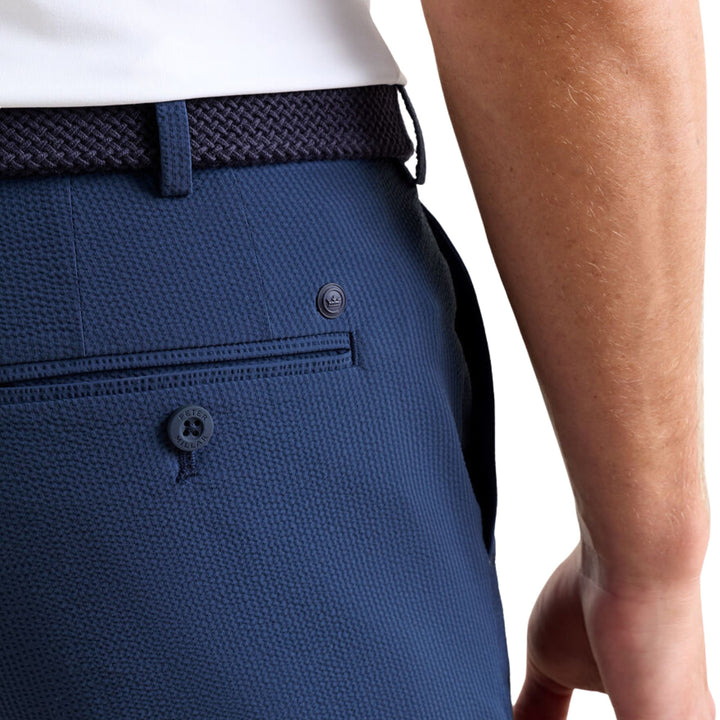 Matlock Seersucker Performance Short in Navy