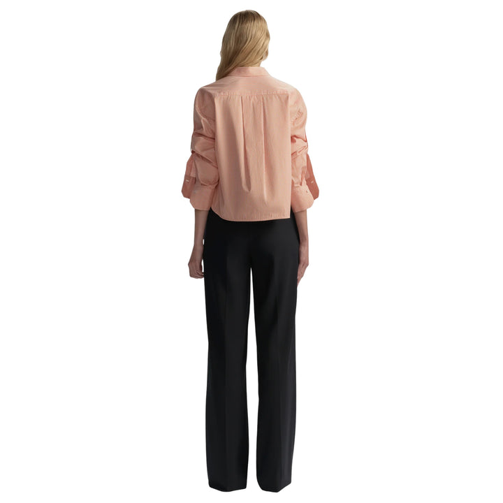 Maude Top in Persimmon/White