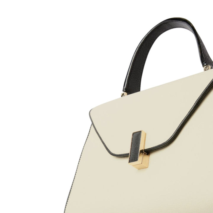 Medium Iside Chiaroscuro Bag in Pergamena and Black