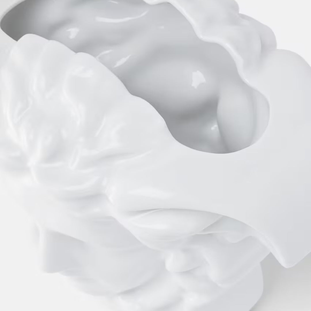 Medusa Grande Vase White - White