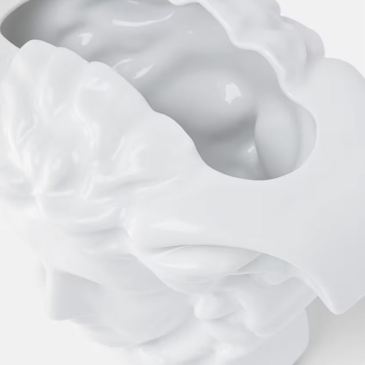 Medusa Grande Vase White - White