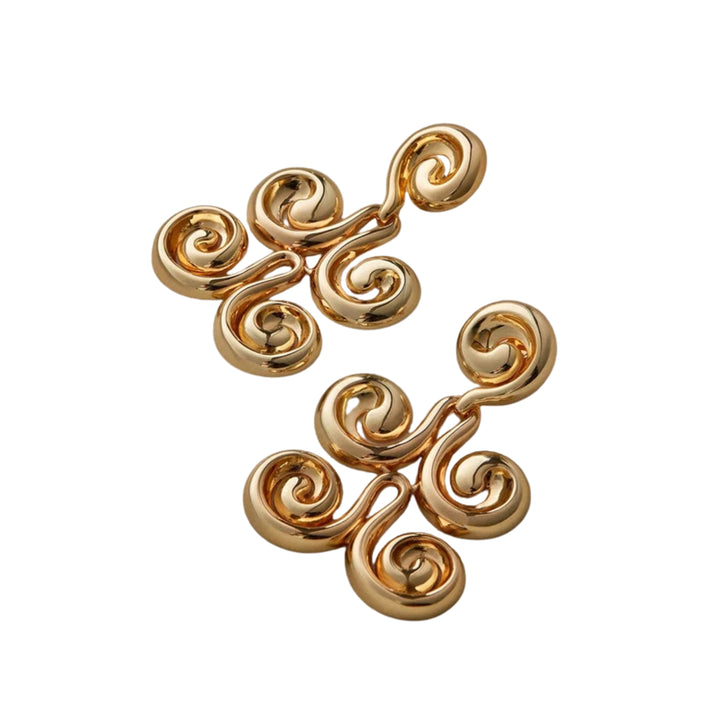 Mega Nico Earrings - High Polish Gold OC