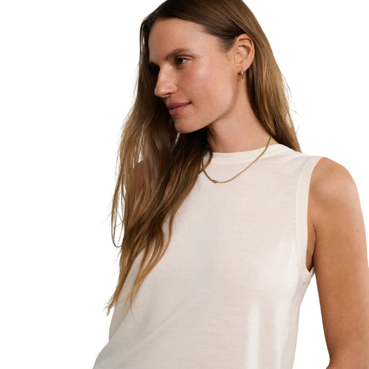 Merino Tank, Ivory
