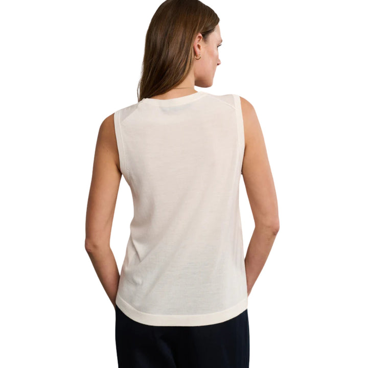 Merino Tank, Ivory