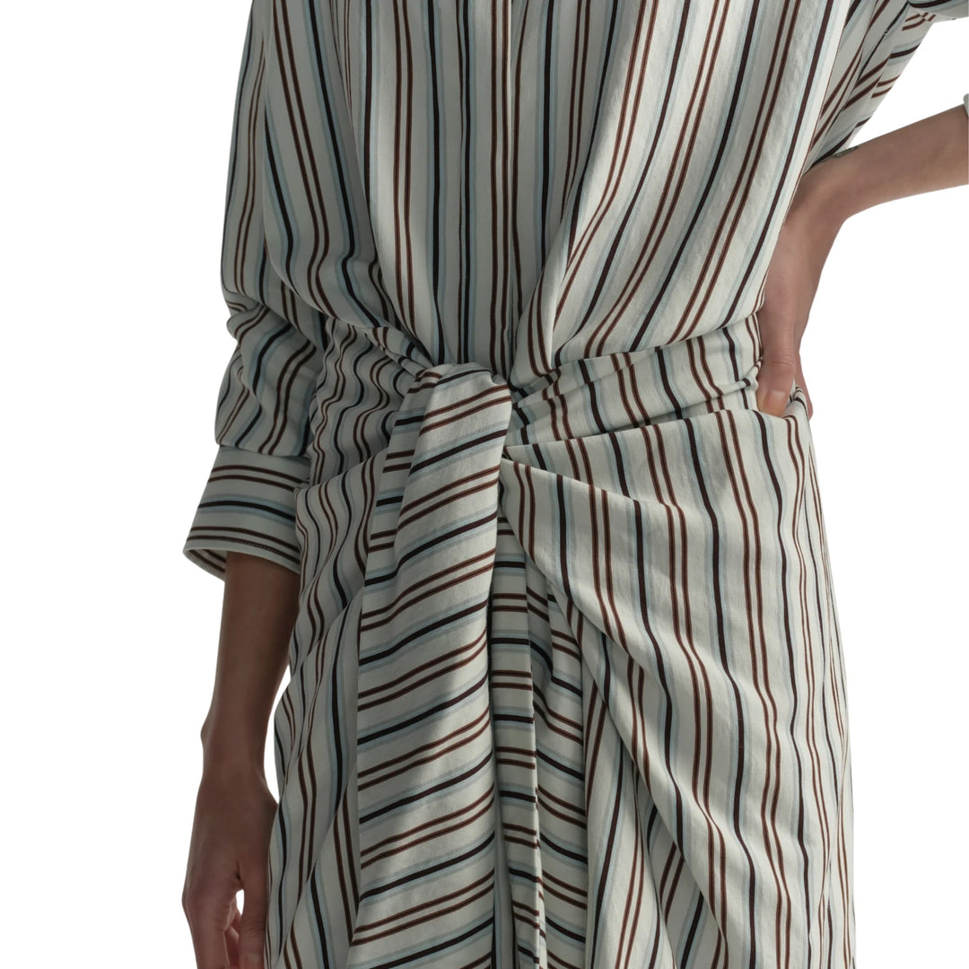 Mia Dress in Ice Mint/Ganache