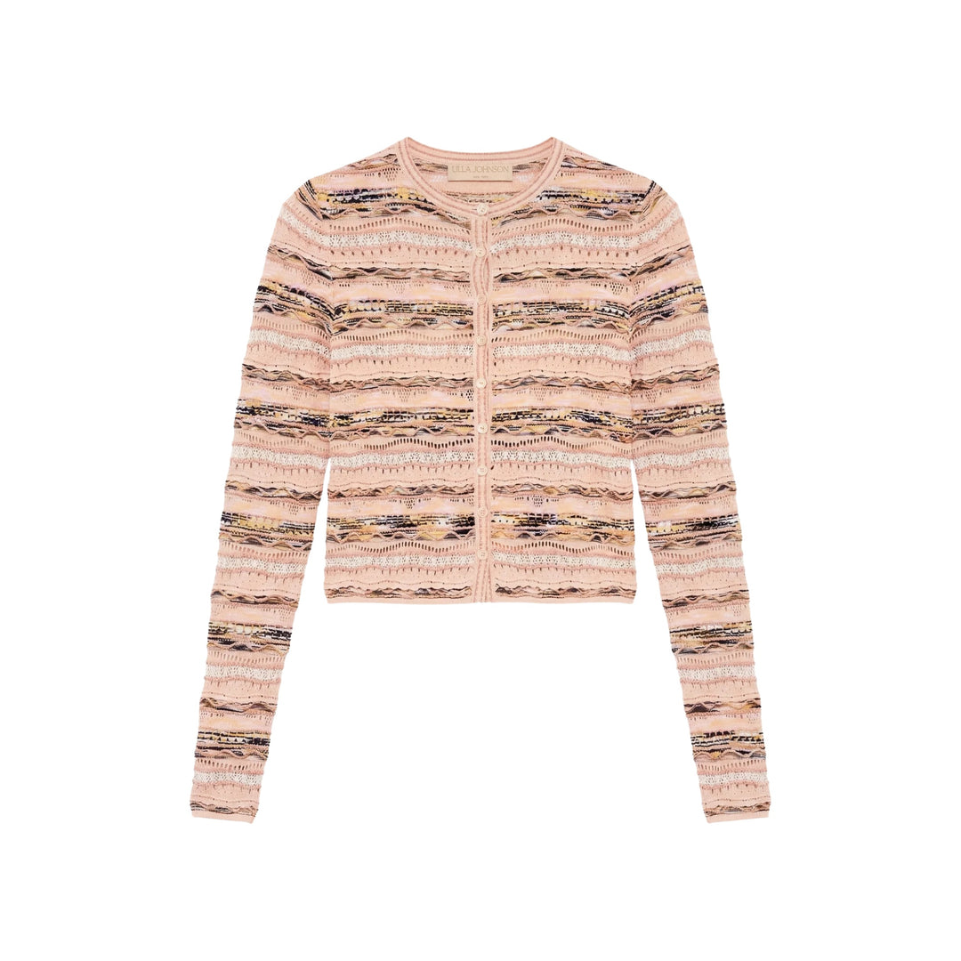 Mia Knit Cardigan in Hibiscus