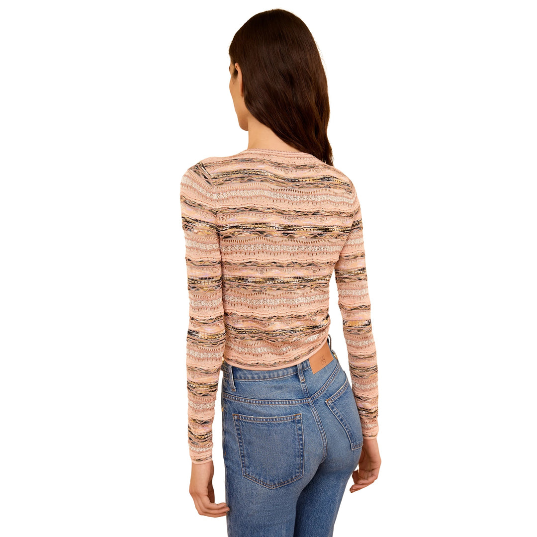 Mia Knit Cardigan in Hibiscus