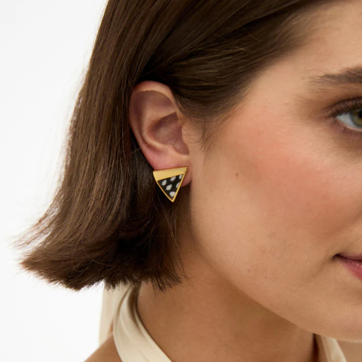Mia Triangle Stud Earring