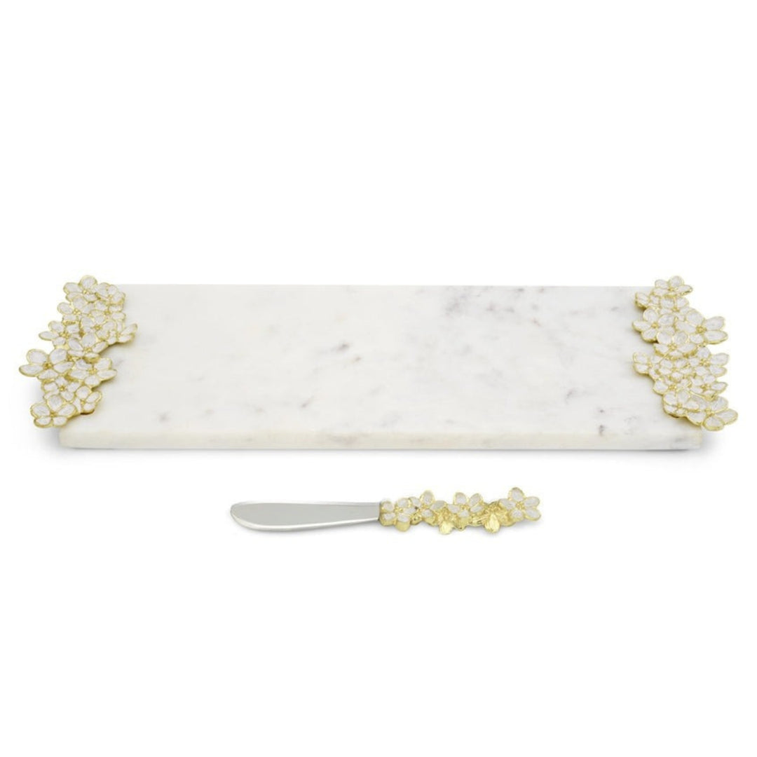 Michael Aram Cherry Blossom Cheeseboard & Knife