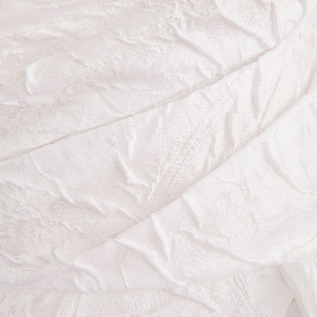 Off The Shoulder Jacquard Dress with Sash