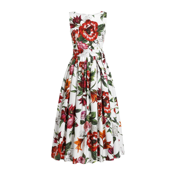 Midi Dress in Anemoni Gigli
