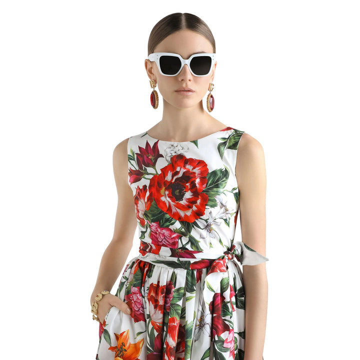 Midi Dress in Anemoni Gigli