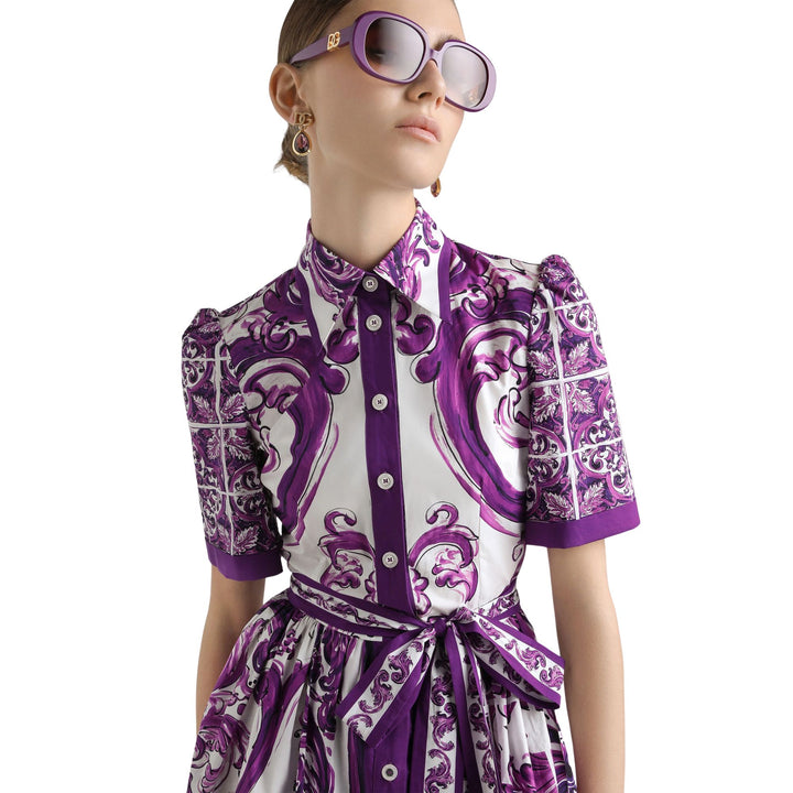 Midi Dress in Majolica Viola