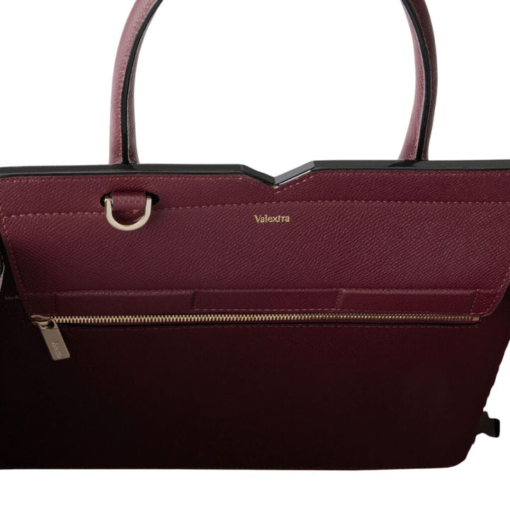 Milano Medium Bag in Claret Red