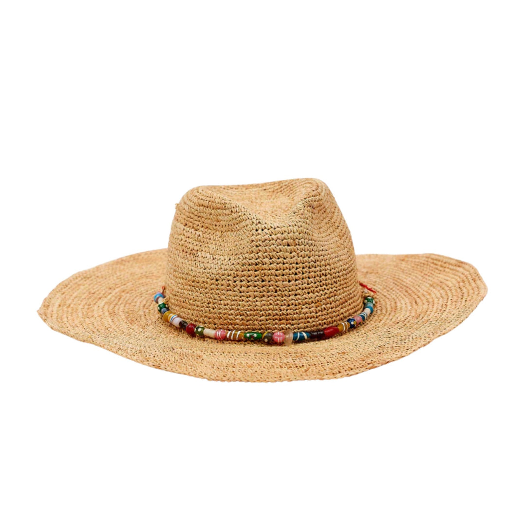 Millie Continental Hat - Natural/Multi
