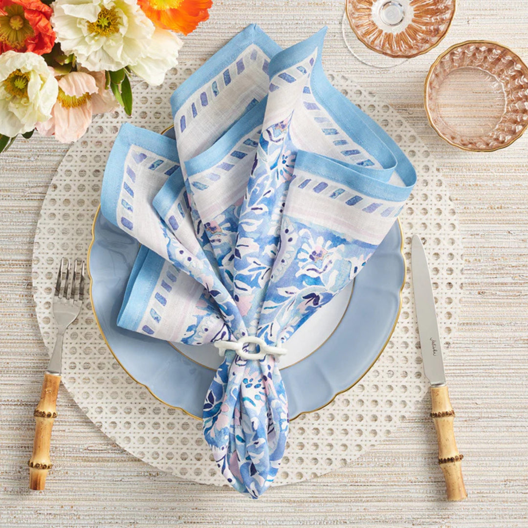Mira Napkin - Lilac/Blue