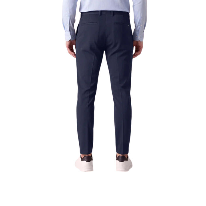 Mobile Flat Front Pant - Twilight Twill Jersey in Midnight