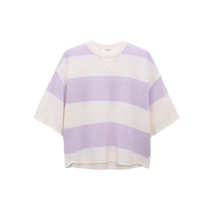 Modern Statements Pullover in White Lavendel