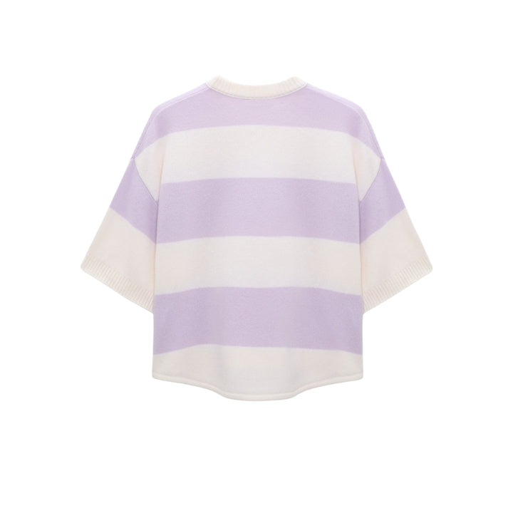 Modern Statements Pullover in White Lavendel