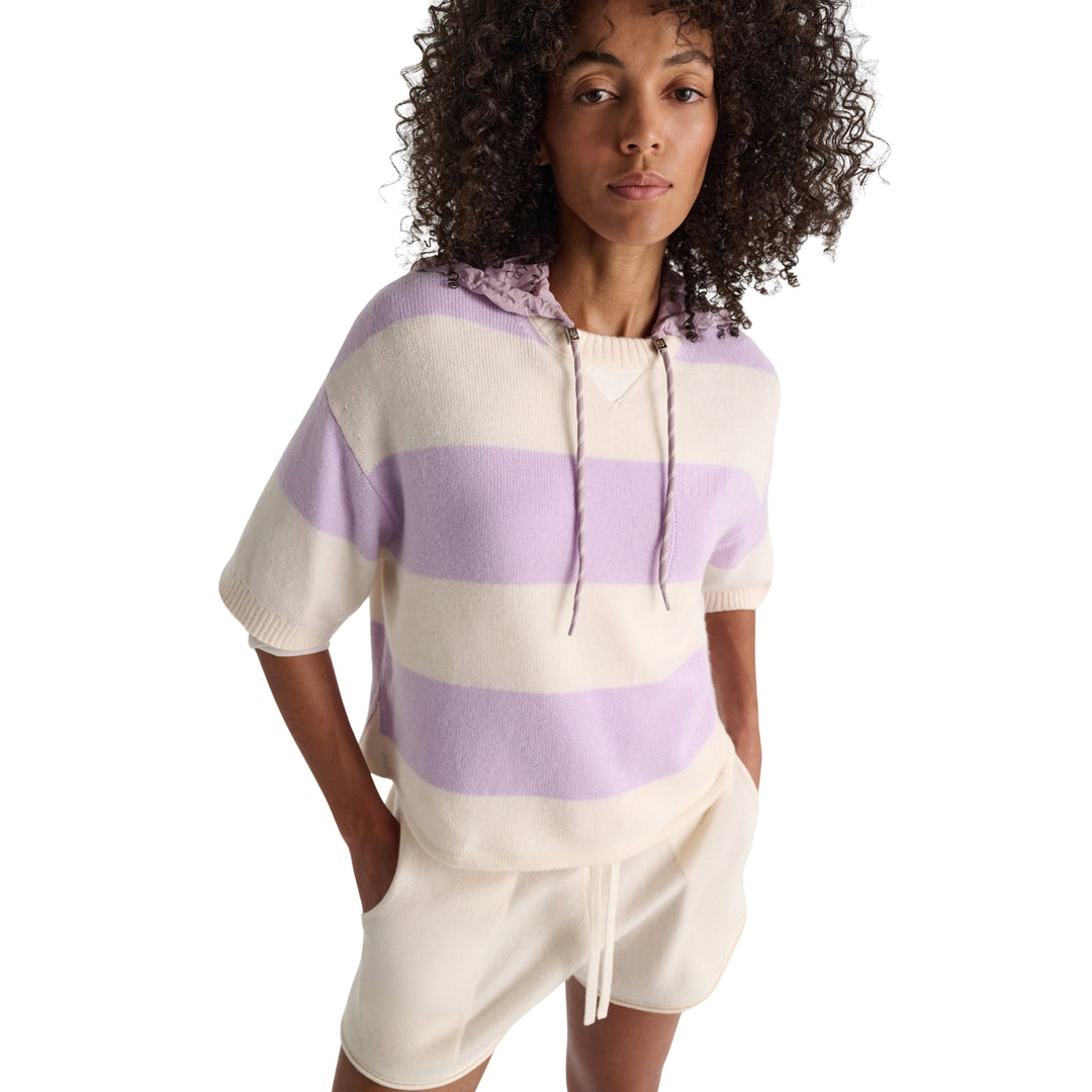 Modern Statements Pullover in White Lavendel