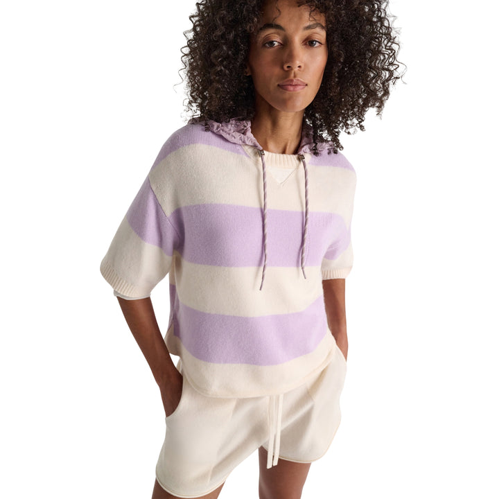 Modern Statements Pullover in White Lavendel