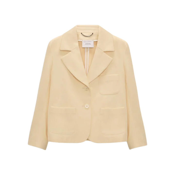 Modern Structure Jacket in Bisquit