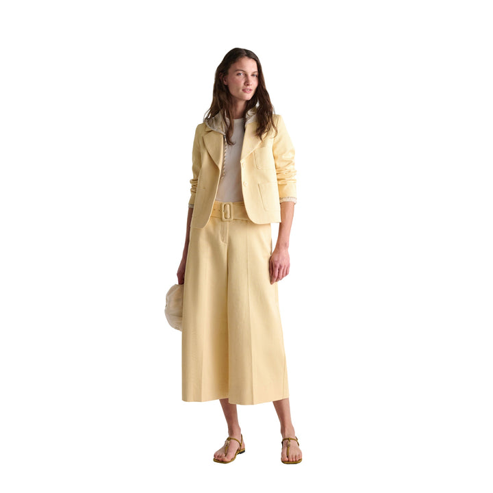Modern Structure Jacket in Bisquit