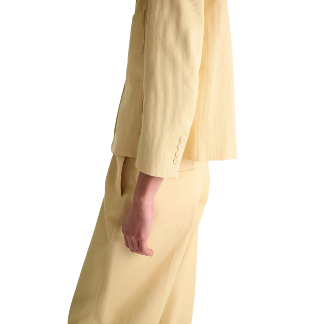 Modern Structure Jacket in Bisquit