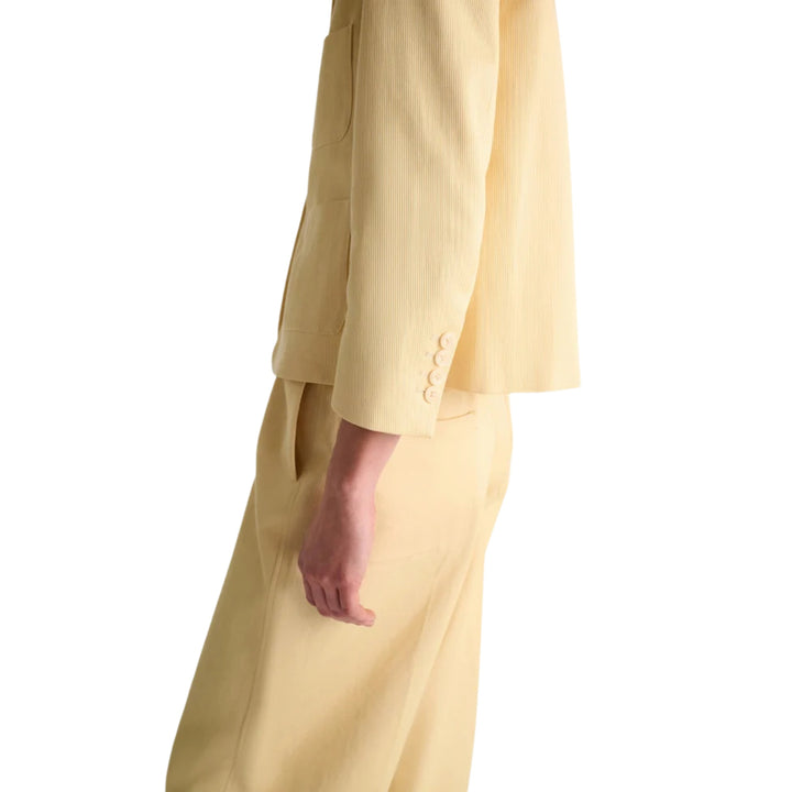 Modern Structure Jacket in Bisquit