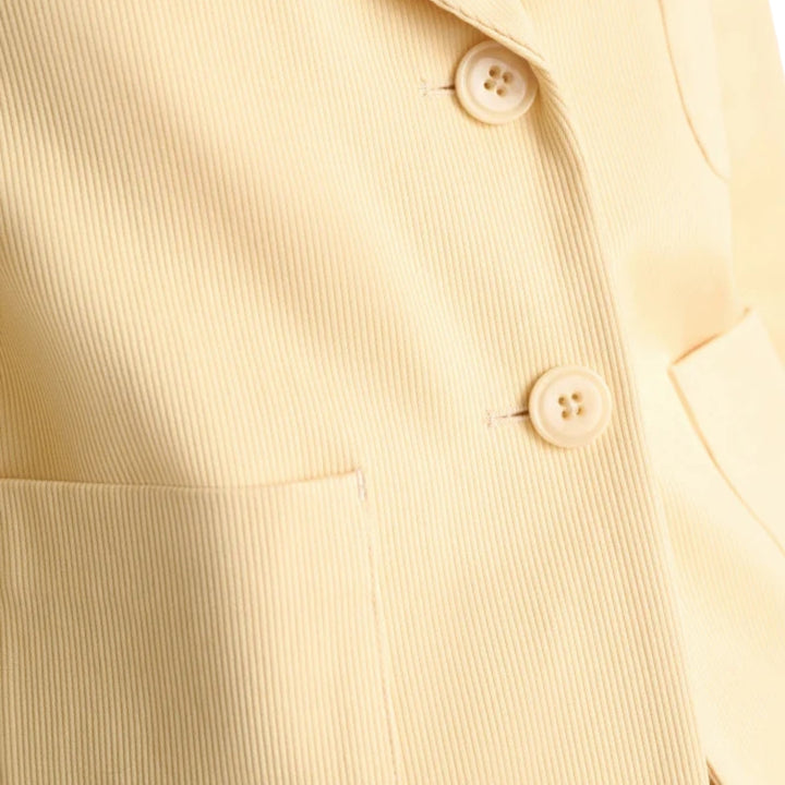 Modern Structure Jacket in Bisquit