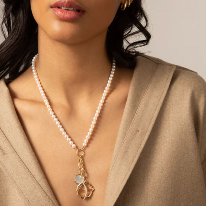 Freshwater Pearl Charm Enhancer Chain