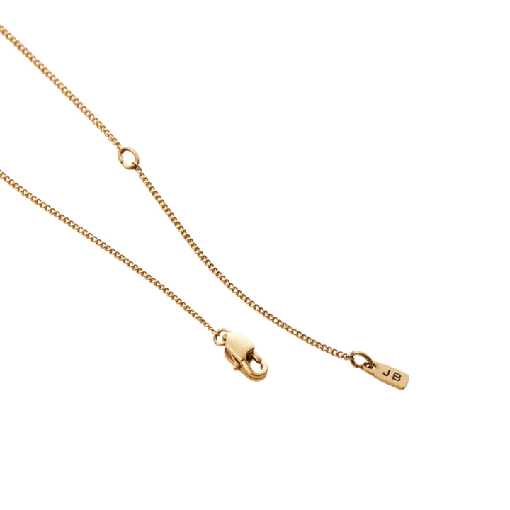 Monogram Necklace - K - High Polish Gold
