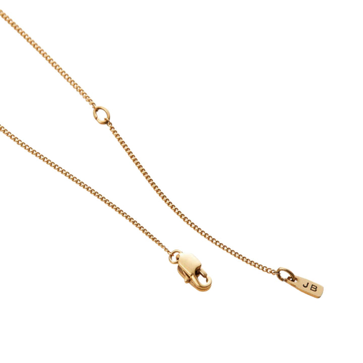 Monogram Necklace - N - High Polish Gold