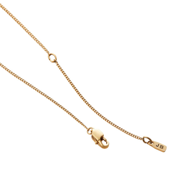 Monogram Necklace - T - High Polish Gold