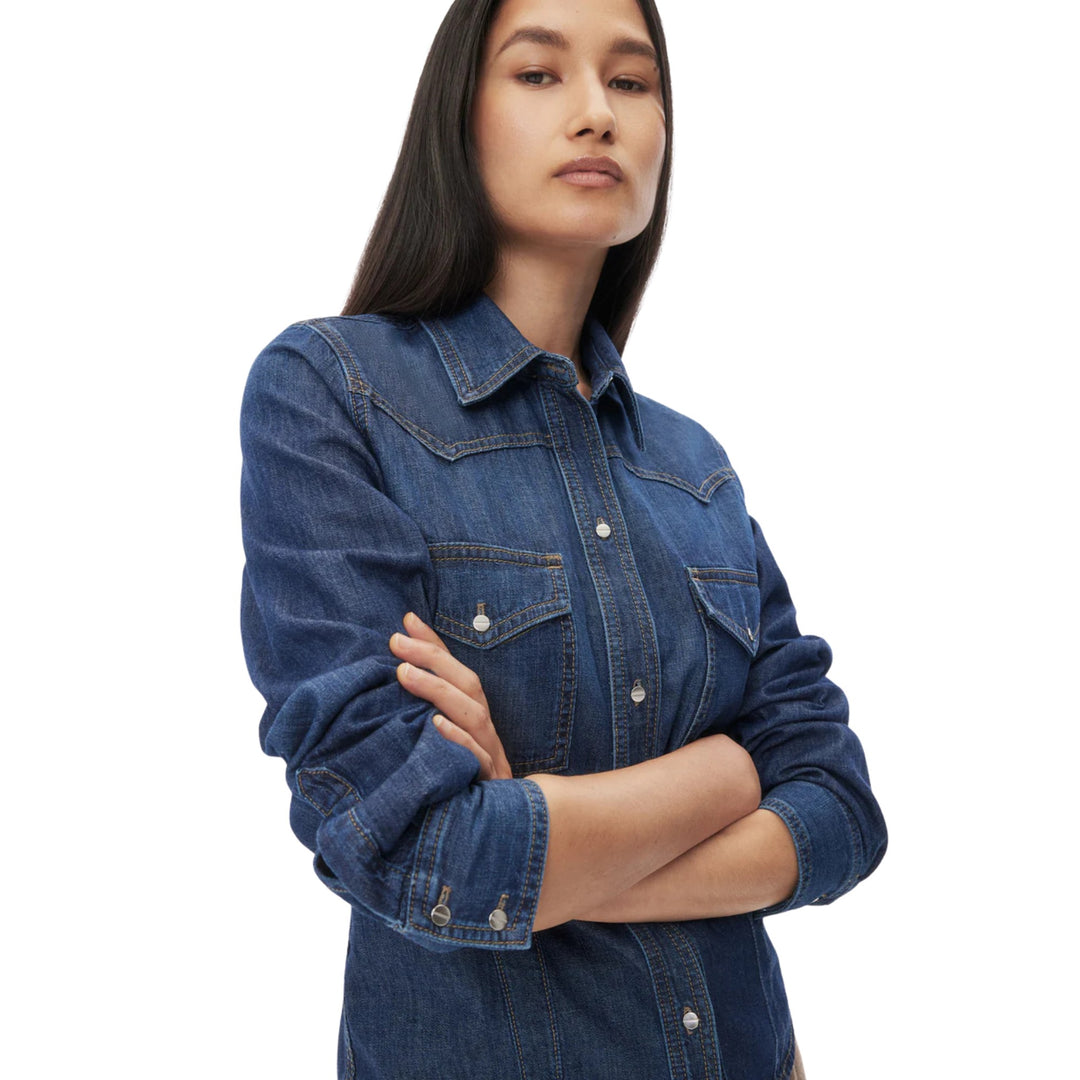 Mustang Sally Shirt, Dark Wash