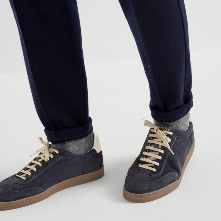 Suede Sneakers - Navy