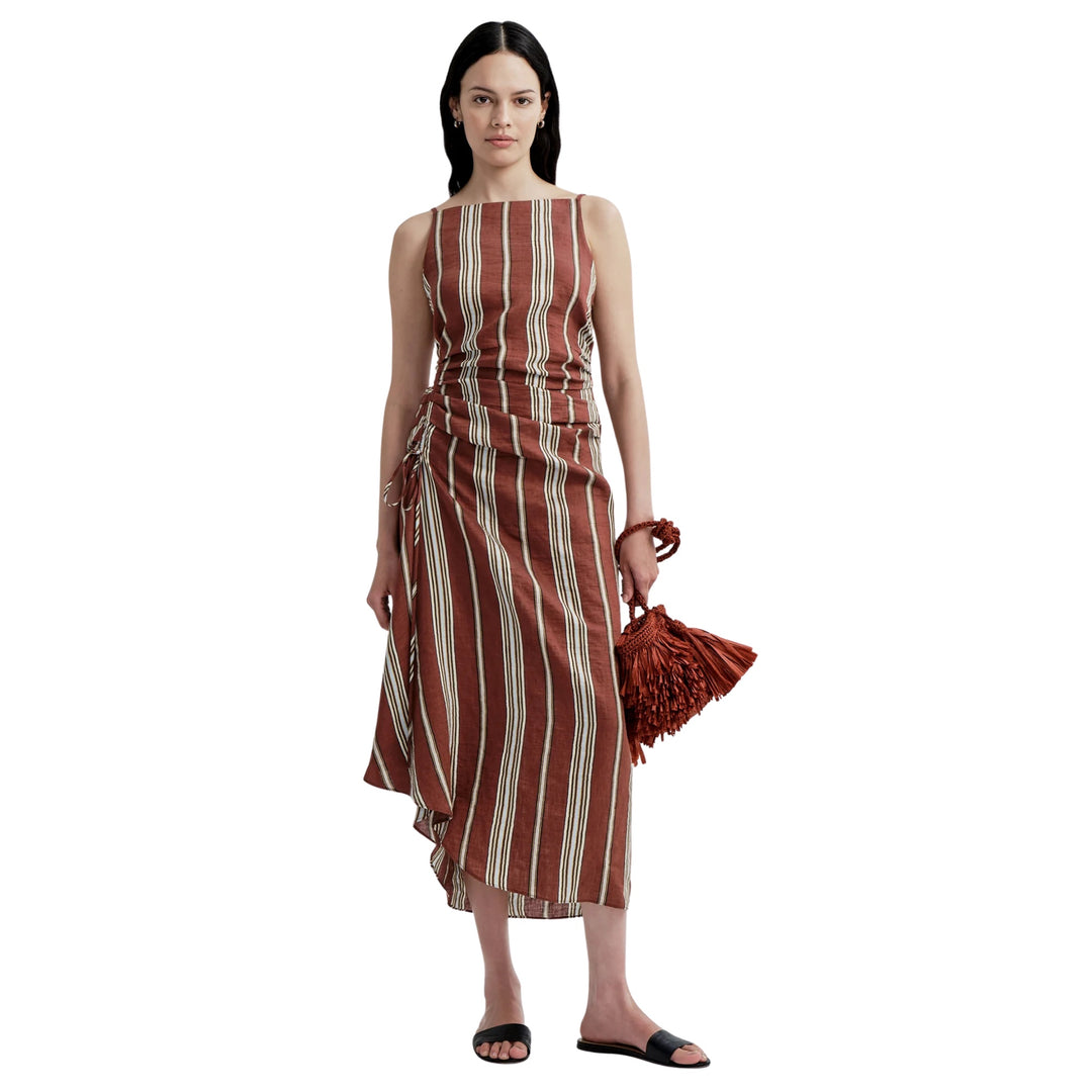 Naomi Dress in Brunette Multi